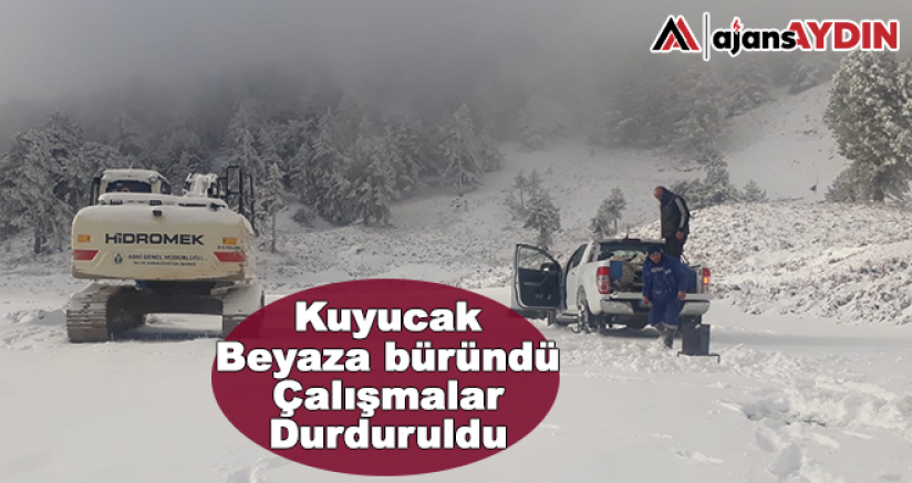 Kuyucak Beyaza Büründü
