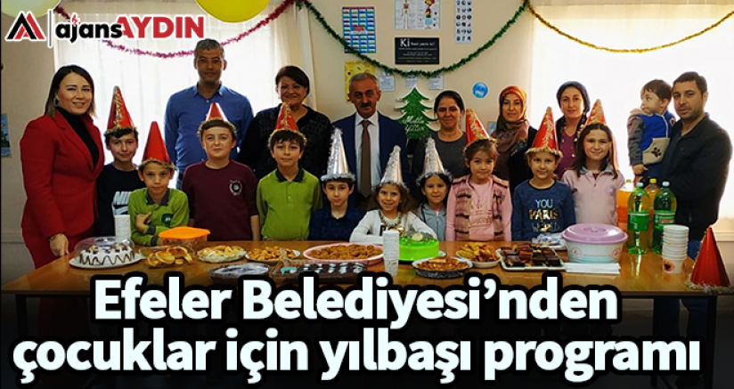 Efeler Belediyesi'nden çocuklar için yılbaşı programı