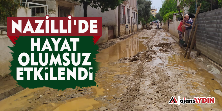 Nazilli'de hayat olumsuz etkilendi