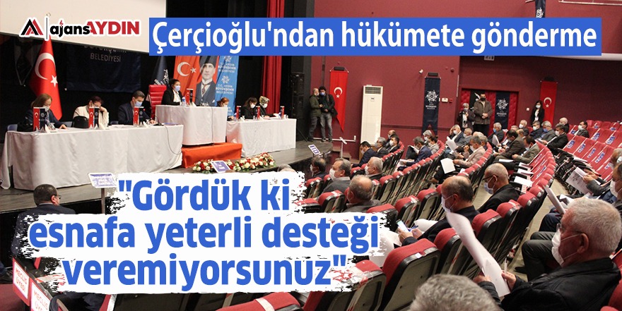 Çerçioğlu'ndan hükümete gönderme