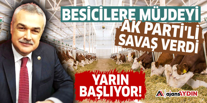 Besicilere müjdeyi AK Parti'li Savaş verdi