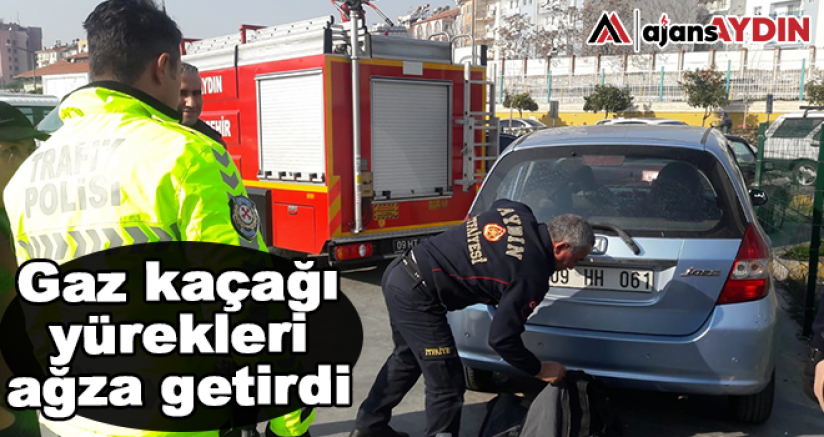 Gaz kaçağı yürekleri ağza getirdi