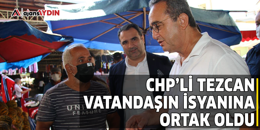 CHP'li Tezcan vatandaşın isyanına ortak oldu