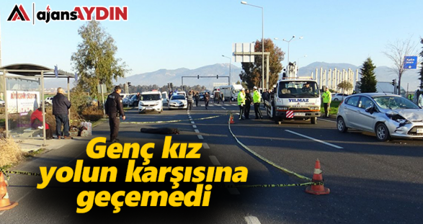 Genç kız yolun karşısına geçemedi