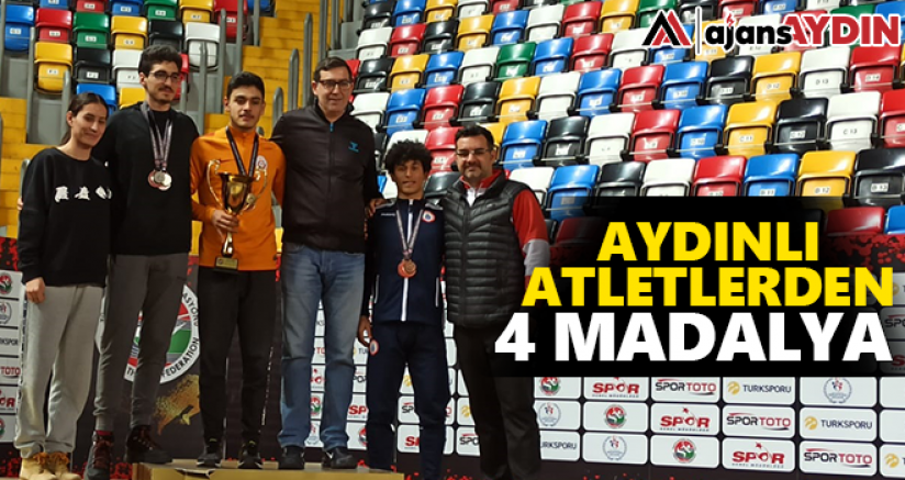 Aydınlı atletlerden 4 madalya