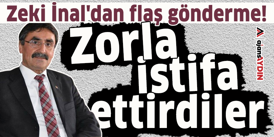 Zeki İnal'dan flaş gönderme!