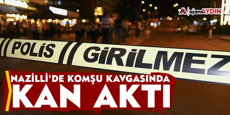 Nazilli'de komşu kavgasında kan aktı
