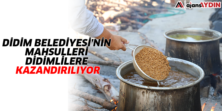 Didim Belediyesi'nin mahsulleri Didimlilere kazandırılıyor