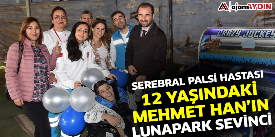Serebral Palsi Hastası 12 Yaşındaki Mehmet Han’ın Lunapark Sevinci