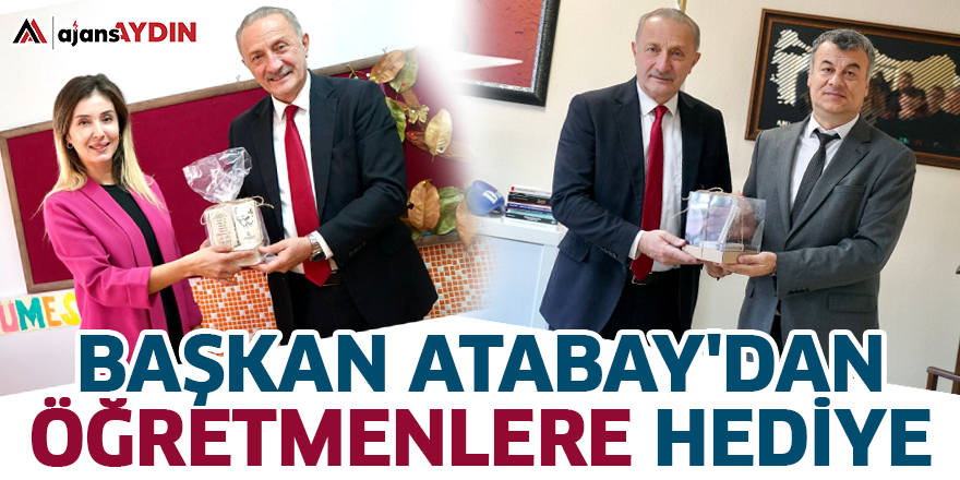 Başkan Atabay'dan öğretmenlere hediye