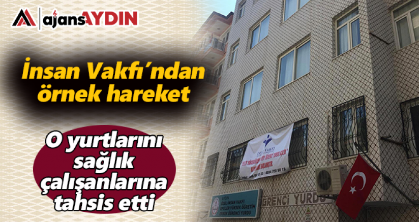 İnsan Vakfı'ndan örnek hareket
