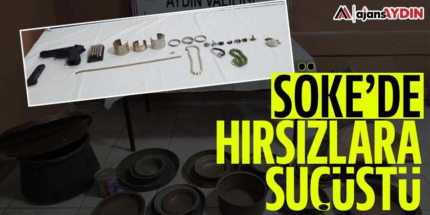 Söke'de hırsızlara suçüstü