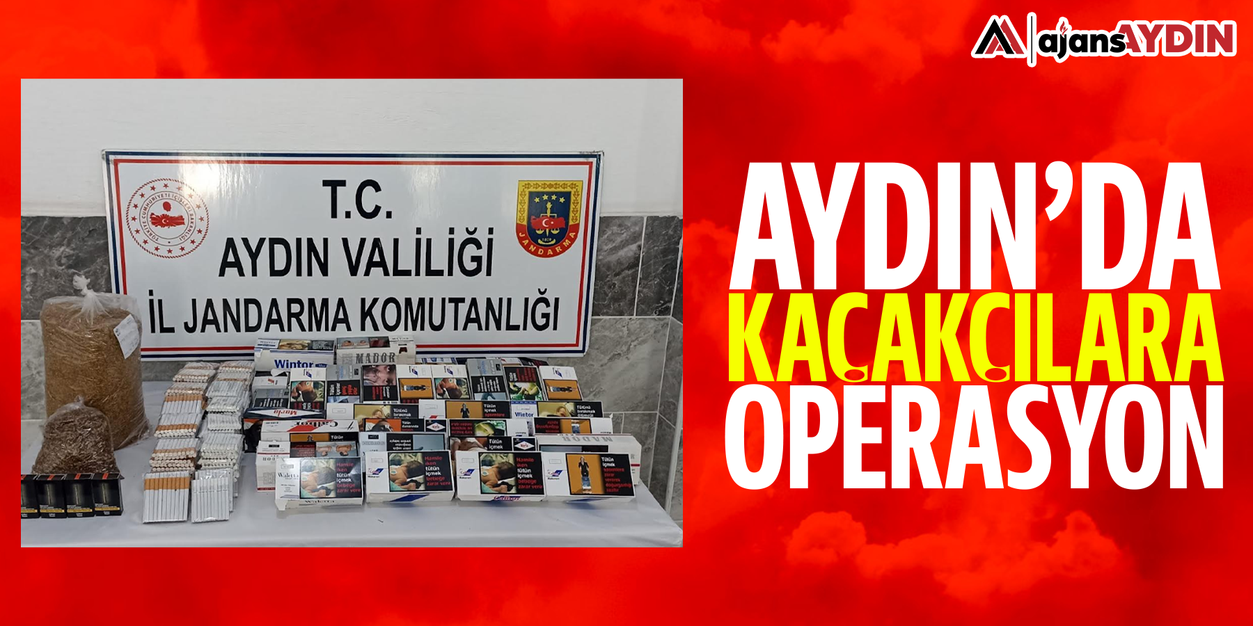 Aydın'da kaçakçılara operasyon