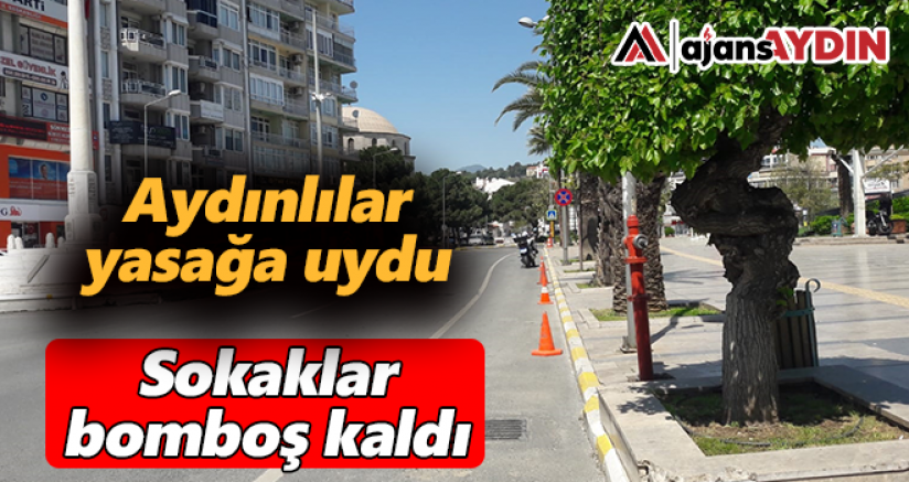 Aydın yasağa uydu