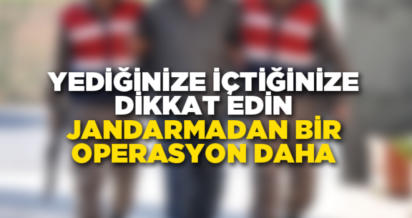 Jandarmadan Bir Operasyon Daha