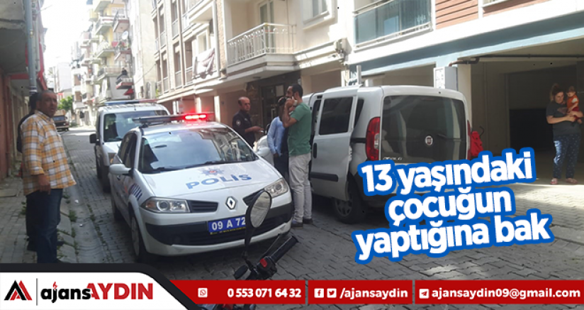 13 yaşındaki çocuğun yaptığına bak