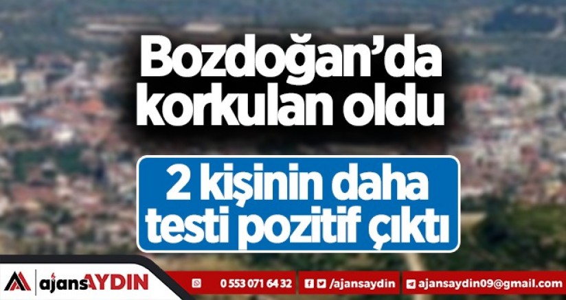 Bozdoğan'da korkulan oldu