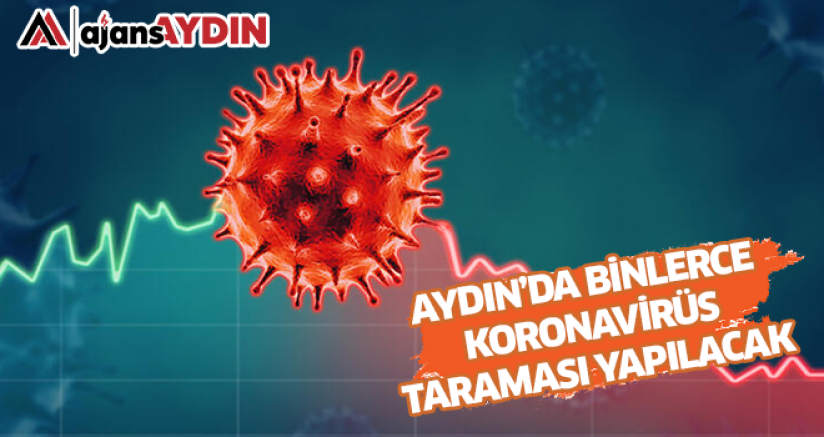 Aydın’da Binlerce Koronavirüs Taraması Yapılacak