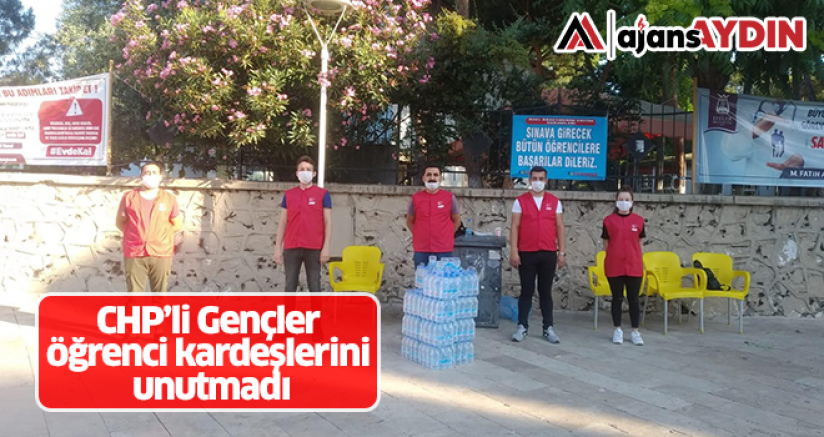 CHP’li Gençler Öğrenci Kardeşlerini Unutmadı