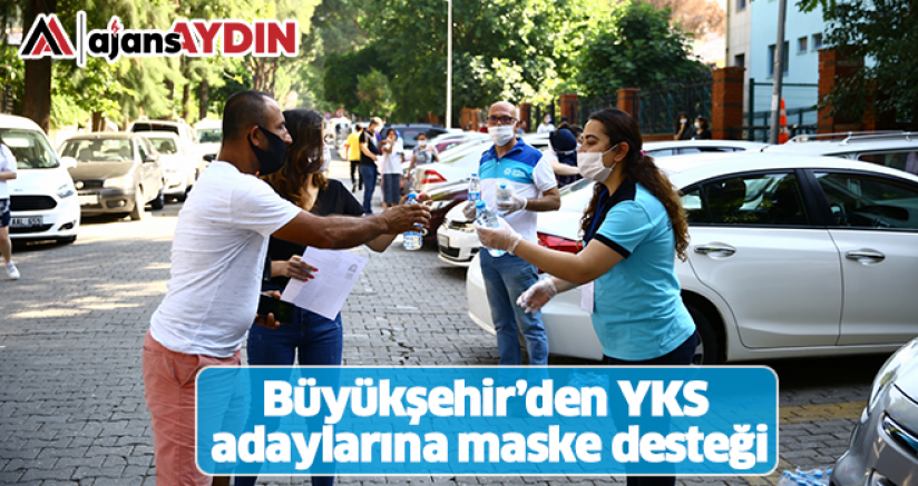 Büyükşehir’den YKS Adaylarına Maske Desteği