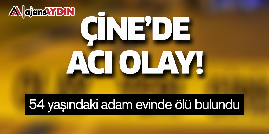 Çine'de acı olay!