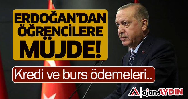 Cumhurbaşkanı Erdoğan'dan öğrencilere müjde!