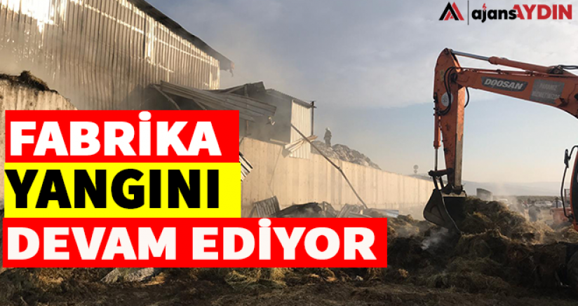 Fabrika Yangını Devam Ediyor.
