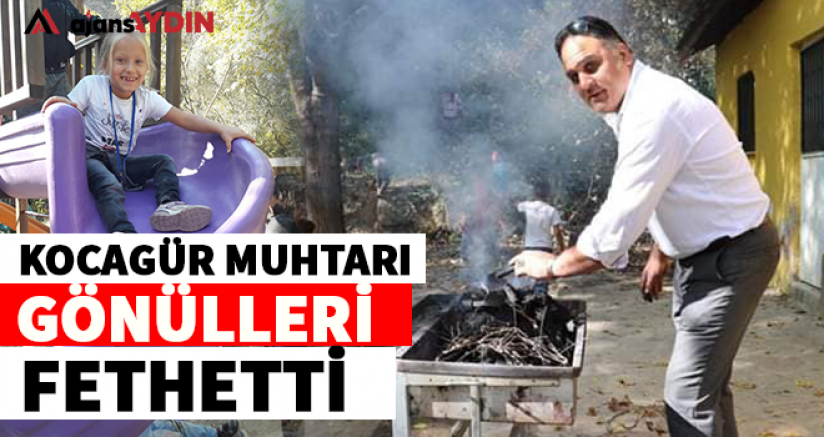 Kocagür muhtarı gönülleri fethetti