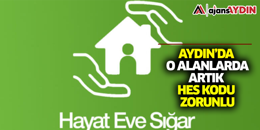 Aydın'da o alanlarda artık HES kodu zorunlu