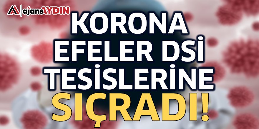 Korona Efeler DSİ Tesislerine Sıçradı