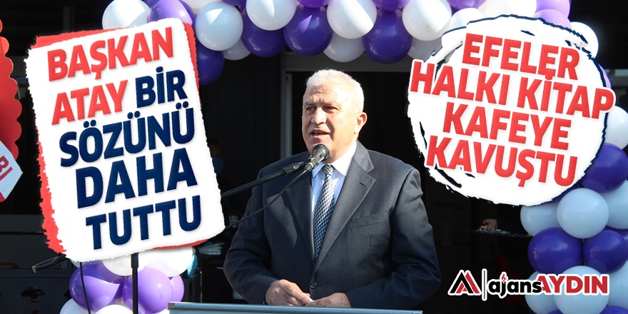 EFELER HALKI KİTAP KAFEYE KAVUŞTU