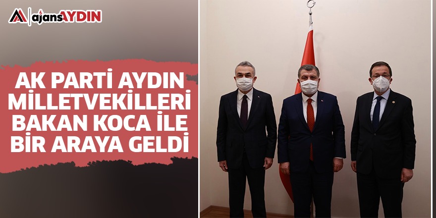 AK PARTİ AYDIN MİLLETVEKİLLERİ KOCA İLE BİR ARAYA GELDİ