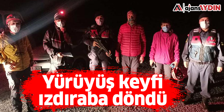 Yürüyüş keyfi ızdıraba döndü