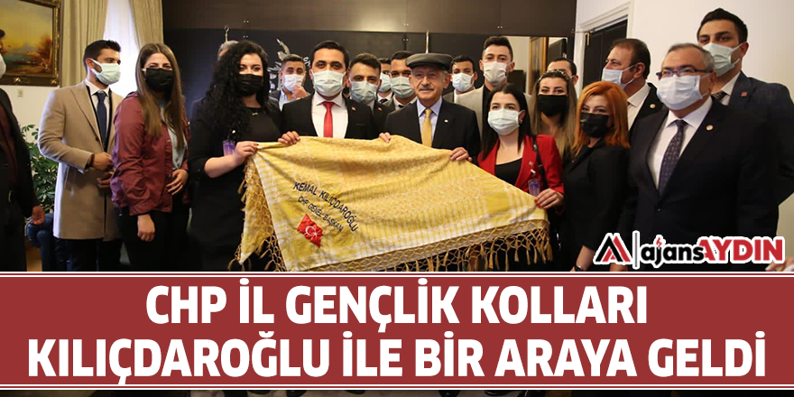 CHP İL GENÇLİK KOLLARI KILIÇDAROĞLU İLE BİR ARAYA GELDİ