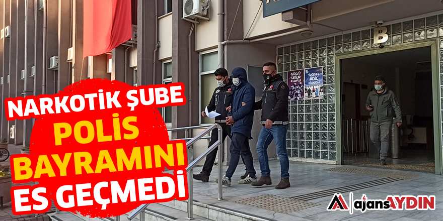 NARKOTİK ŞUBE POLİS BAYRAMINI ES GEÇMEDİ