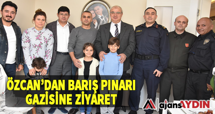 Özcan'dan Barış Pınarı Gazisine Ziyaret