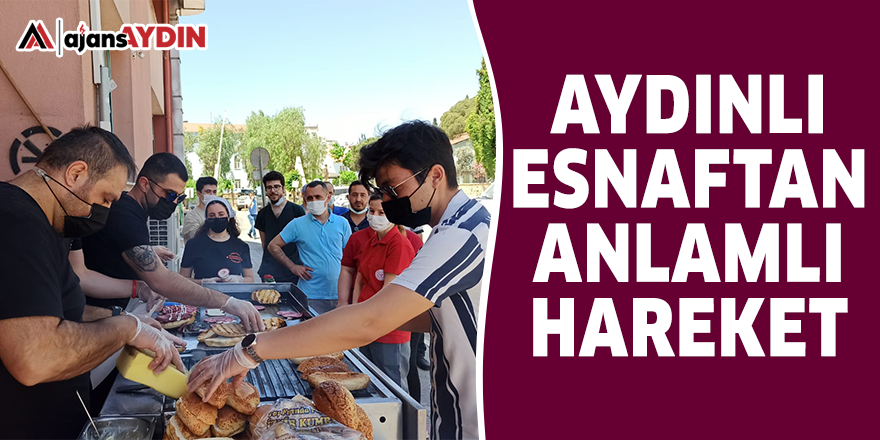 Aydınlı esnaftan anlamlı hareket