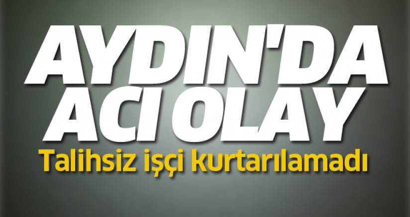 Aydın'da acı olay