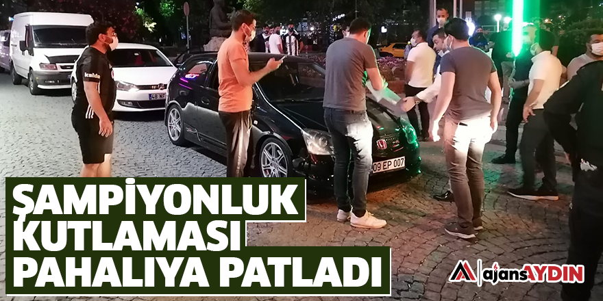 Şampiyonluk kutlaması pahalıya patladı