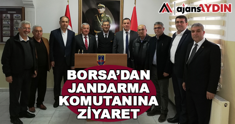 Borsa'dan Jandarma Komutanına Ziyaret